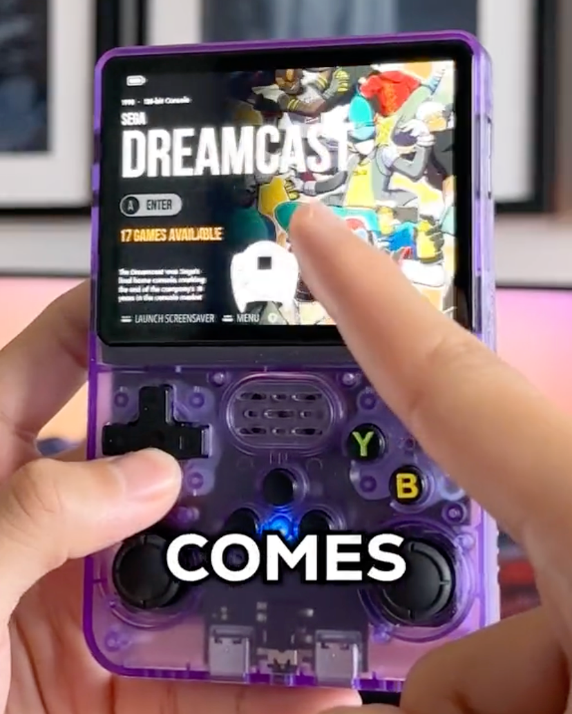R36 Max Handheld Arcade Gaming Console