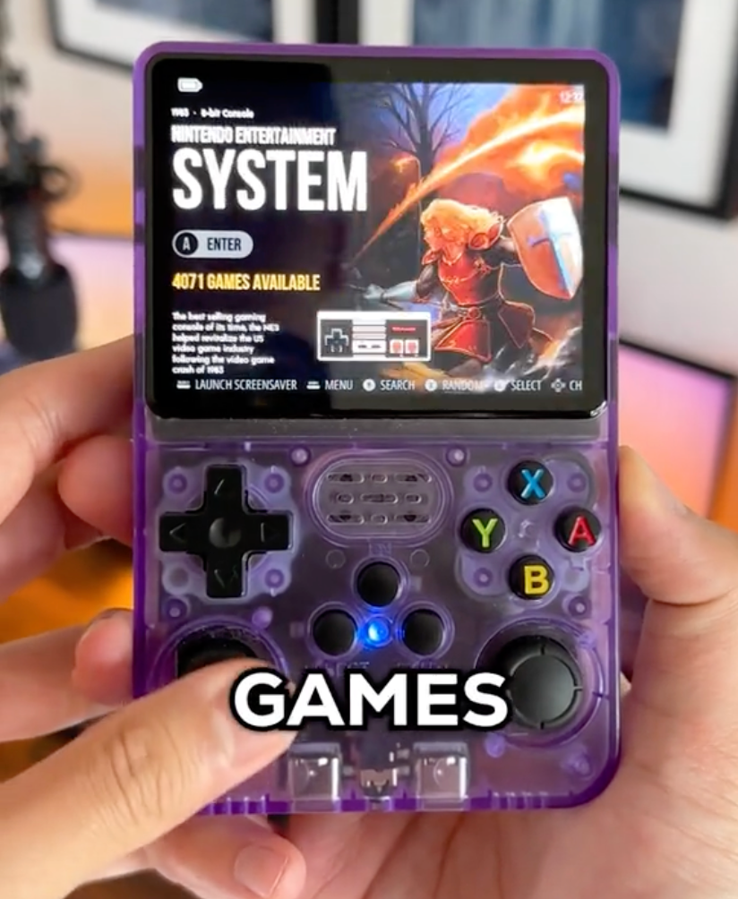 R36 Max Handheld Arcade Gaming Console