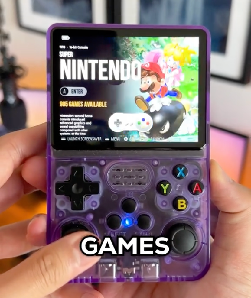 R36 Max Handheld Arcade Gaming Console