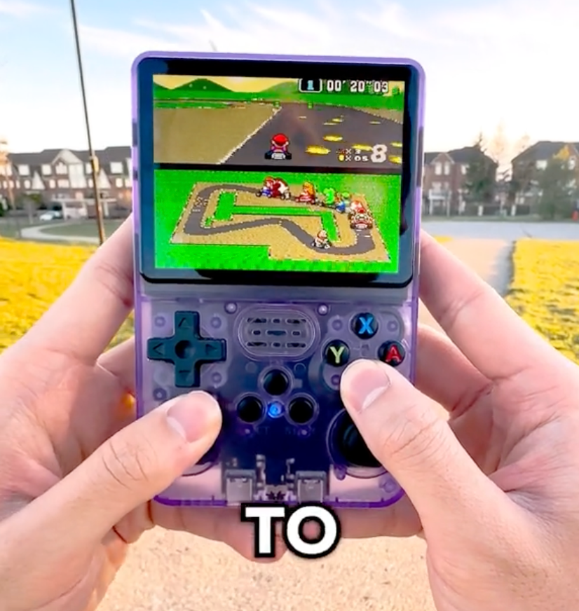 R36 Max Handheld Arcade Gaming Console